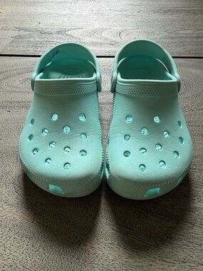 CROCS Kids Classic Clog in Mint Green
